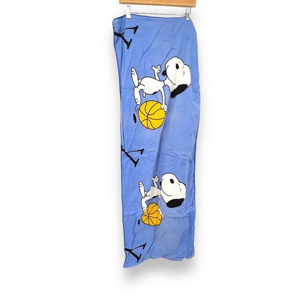 Peanuts Snoopy Basketball Print Blue Body Pillow Sham - Picture 2 of 4